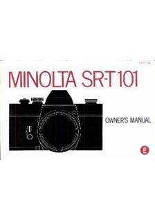 Minolta SRT 101 manual. Camera Instructions.